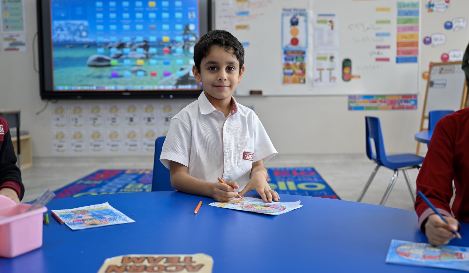 CSB Elementary students engaged in joyful classroom learning