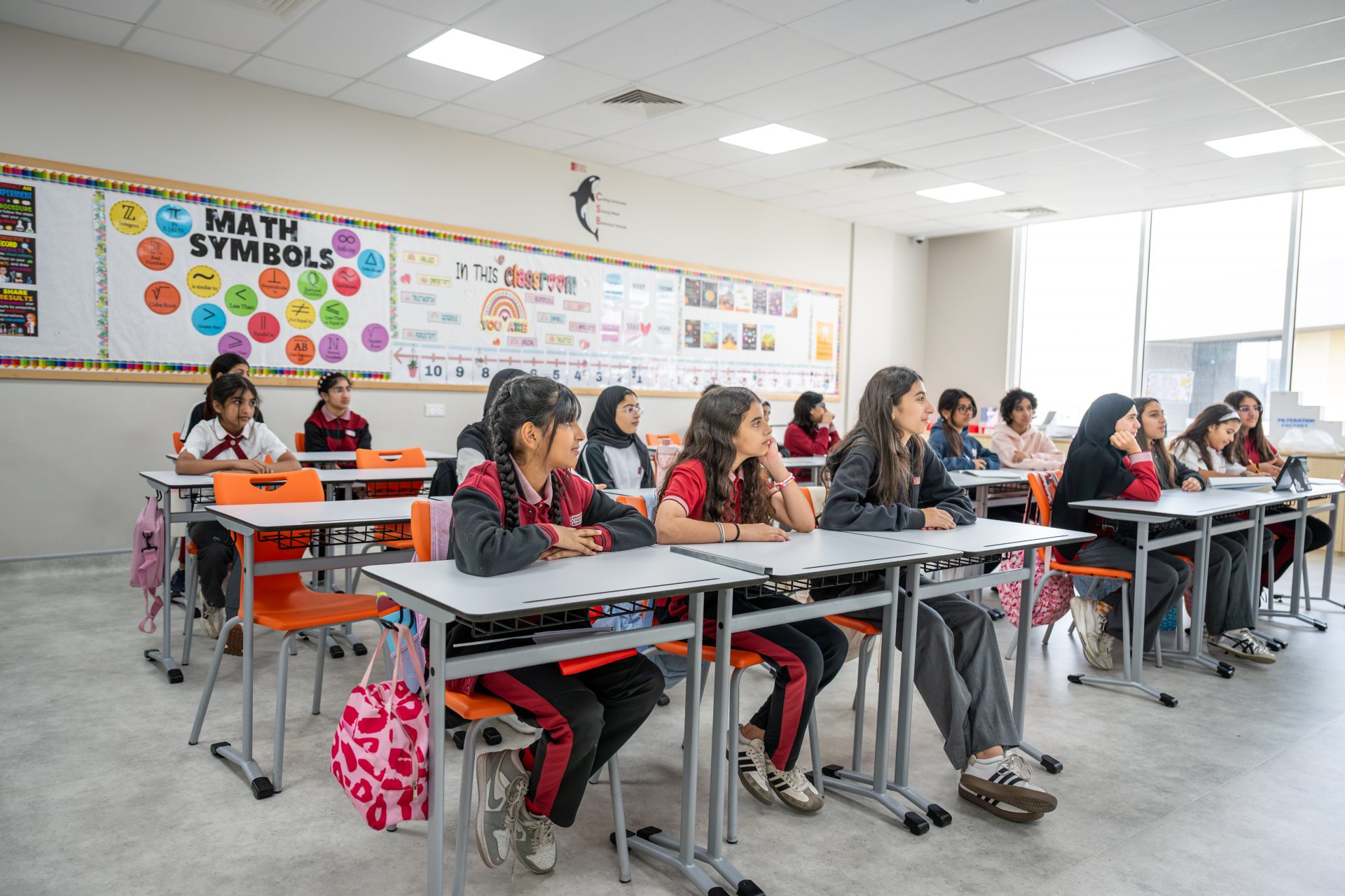 Canadian School Bahrain students learning in a supportive school environment
