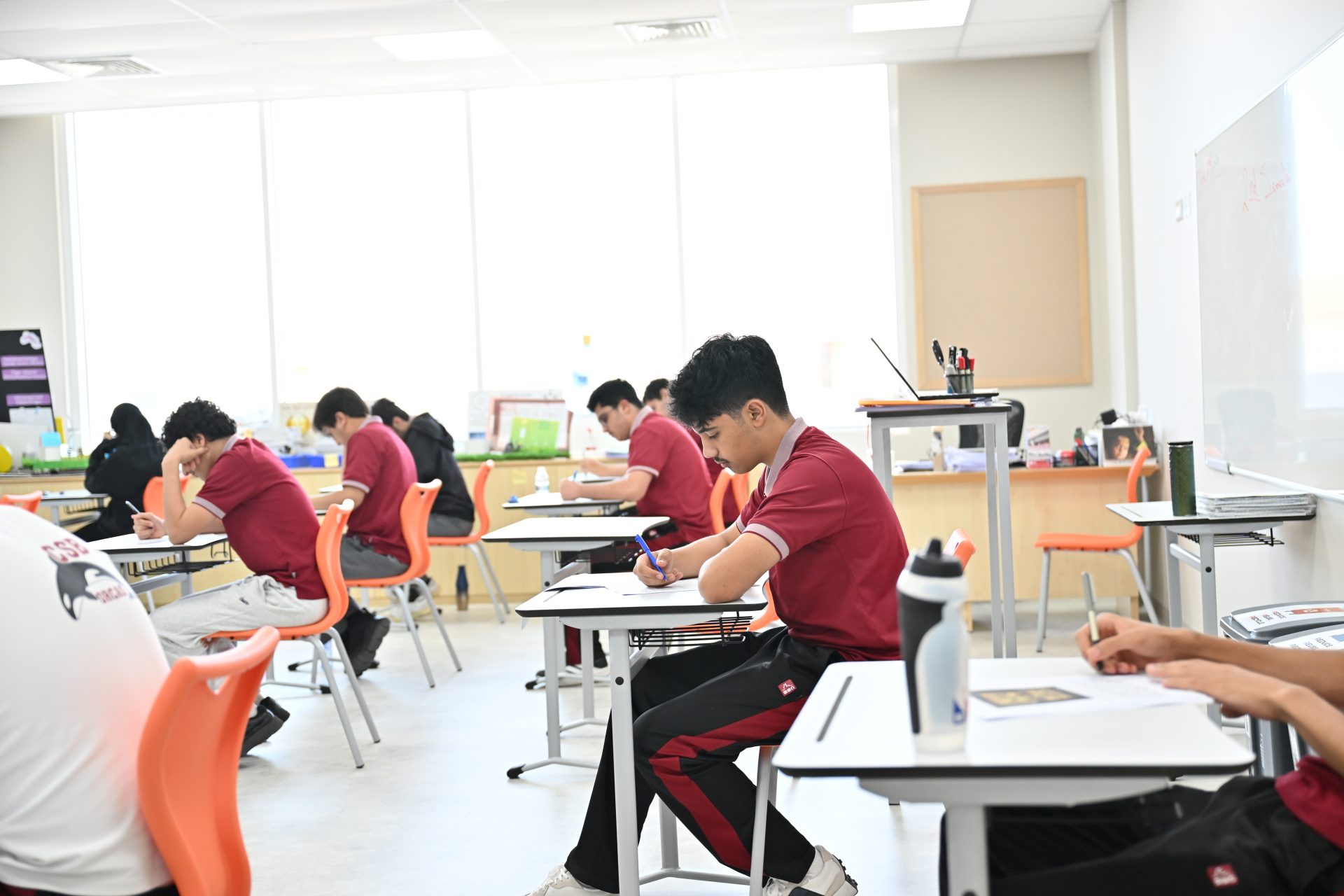 Students using digital tools at Canadian School Bahrain