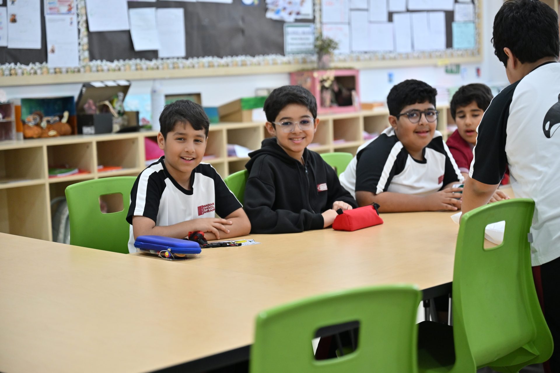 CSB Elementary students participating in a school performance