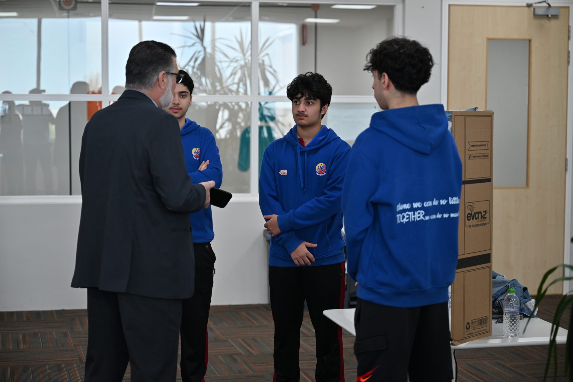 High school students at Canadian School Bahrain growing through shared experiences