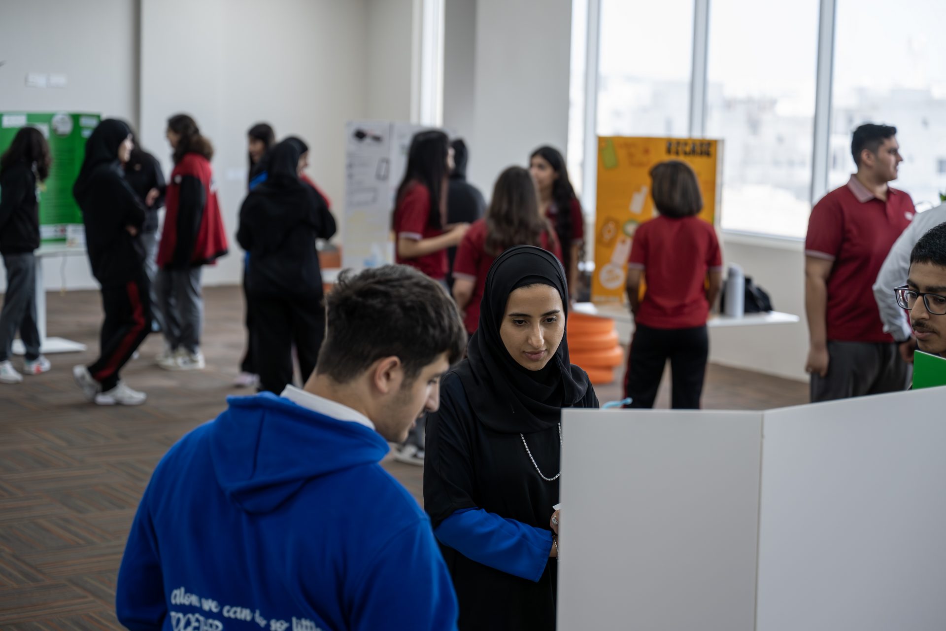 Canadian School Bahrain students in a welcoming academic setting