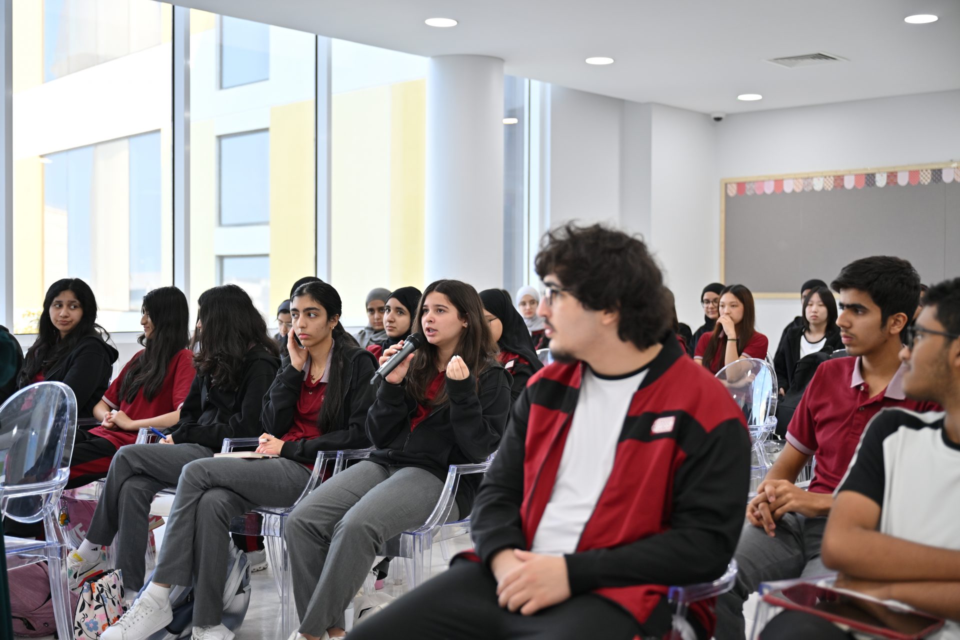 Canadian School Bahrain students in a bright and welcoming school environment